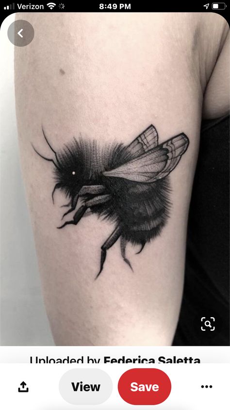 Black Bumble Bee Tattoo, Bee Cover Up Tattoo, Bee Neck Tattoo, Wasp Tattoo Design, Black Bee Tattoo, Bee Tattoo Black, Milkweed Tattoo, A Bee Tattoo, Bee Tattoo Meaning