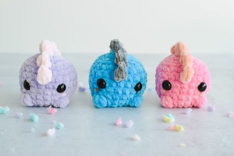 Pocket Dino Crochet Pattern by Yarn Society Dino Crochet Pattern Free, Cute Animal Crochet, Dino Crochet Pattern, Geeky Crochet Patterns, Yarn Monsters, Dino Crochet, No Sew Amigurumi, Yarn Toys, Crocheting Ideas