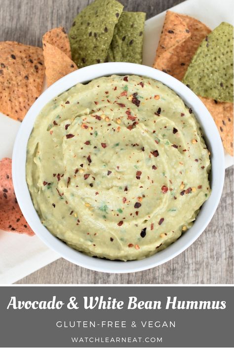 Gluten Free Hummus, Vegan Sauce Recipes, White Bean Hummus, Bean Hummus, Vegan Spread, Gluten Free Appetizers, Avocado Hummus, Condiment Recipes, Healthy Dips