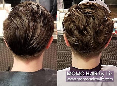 Best men's perm photos | MOMO HAIR by Liz - Toronto Light Perm Men, Man Perm, Home Perm, Men Perm, Beach Wave Perm, Momo Hair, Loose Perm, Body Wave Perm, Best Balayage