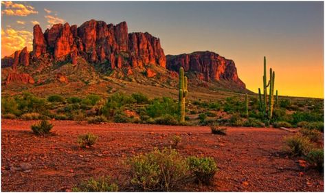 Mysteries of the Superstition Mountains, Is It All About Golden Treasure? | by Reginald Martyr via VintageNews.com  Apr 29, 2019 Arizona History, Arizona City, Girls Weekend Getaway, Desert Climate, Superstition Mountains, Desert Sunset, Tourist Trap, Arizona Usa, Sonoran Desert