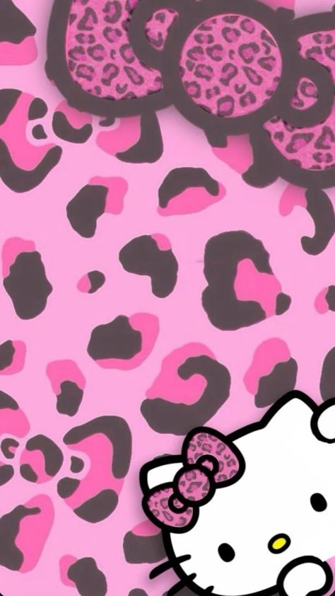 Pink Hello Kitty Wallpaper Iphone, 2000s Wallpaper, Cheetah Print Wallpaper, Hello Kitty Wallpaper Hd, Pretty Wallpaper Ipad, Pink Wallpaper Hello Kitty, Images Hello Kitty, Walpaper Hello Kitty, Iphone Wallpaper Classy