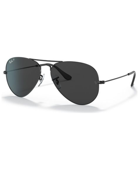 in stock Original Wayfarer Classic, Celebrity Sunglasses, Ray Ban Aviator, Black Aviators, Closet Accessories, Total Black, Ray Ban Aviators, Euro Summer, Sunglass Hut