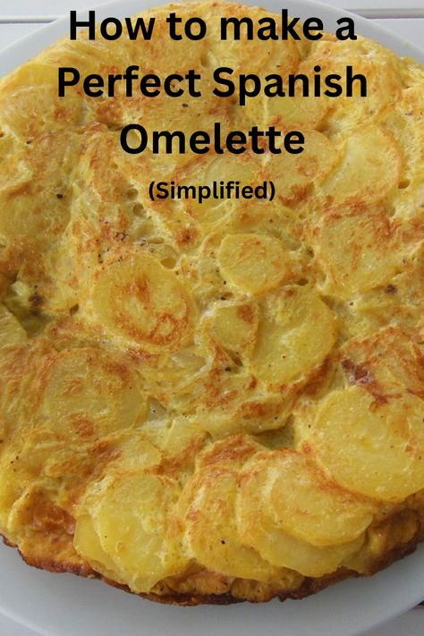 Spanish Omelette Spanish Omlet Recipes, Mexican Omelette Recipe, Spanish Omelette Recipe, Egg Bakes, Omlet Recipes, Spanish Omelette, Truffle Salt, Spanish Recipes, Omelette Recipe