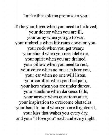 You have brightened my life like no other has and i promise to be there for you no matter what life throws at us!! I love you baby! Vows To Husband, Wedding Vows To Husband, Anything For You, Anniversary Quotes, Wedding Vows, Quotes For Him, Love Poems, Love And Marriage