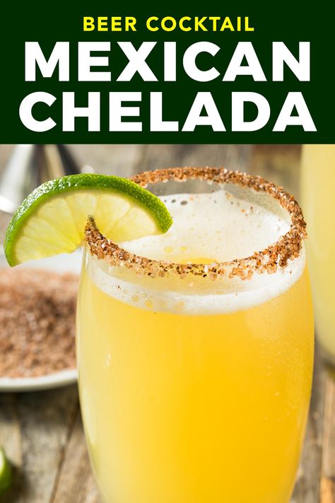 Michelada Recipe Mexican, Mexican Beer Drinks, Chelada Recipe, Michelada Recipe, Beer Cocktail Recipes, Modelo Beer, Cocktails Summer, Mexican Cocktails, Beer Drinks