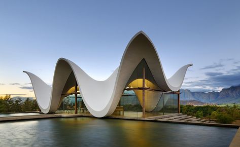 Bosjes Chapel, Felix Candela, Shell Structure, Awesome Architecture, Oscar Niemeyer, Harbin, Structure Architecture, Roof Design, Mid Century House