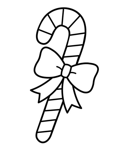 Candy Cane Coloring Page, Candy Coloring Pages, Moldes Halloween, Xmas Drawing, Free Christmas Coloring Pages, Christmas Coloring Sheets, Printable Christmas Coloring Pages, Christmas Kindergarten, Christmas Doodles