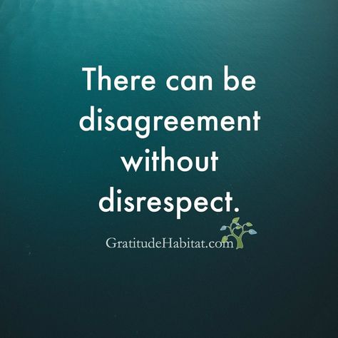 There can be disagreement without disrespect. Disagreement Quotes, Quotes About Respect, Respect Quotes, Quotable Quotes, True Words, Note To Self, Great Quotes, Wisdom Quotes, New Age