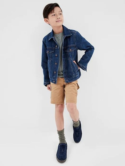 Discover great products at the best prices at Dealmoon. Gap Kids Icon Denim Jacket with Washwell. Price:$22.49 at Gap Factory Khaki Jacket, Gap Kids, Kids Icon, Outfit Style, Save Water, New Kids, Kids Clothing, Coupon Codes, Gap