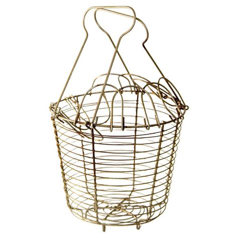 Check out this item from 1stdibs! Antique Metal Wire Egg Basket Rustic French Farmhouse Decor: https://www.1stdibs.com/id-f_33585522 Rustic French Farmhouse, Wire Egg Basket, Collecting Eggs, French Farmhouse Decor, Decorative Basket, Egg Basket, Wire Basket, Farmhouse Country, French Farmhouse