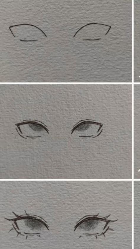 #art #artwork #draw #drawing #sketch #anime #cartoon #paint #Art #PencilArt #PencilArtDrawings #PencilSketches #PencilSketches #AdultColoringPages Draw Eyes Step By Step, Eyes Step By Step, Easy Eye Drawing, How To Draw Eyes, Bahasa Jepun, Eye Drawing Tutorials, Drawing Tutorial Face, Draw Eyes, Drawing Eyes