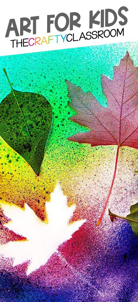 Leaf Spray Paint Art, Fall Leaf Spray Painting, Horticulture Projects Student, Liquid Watercolor Projects For Kids, Leaf Spray Painting, Spray Paint Leaves, Watercolor Preschool, Spray Painting Ideas, Leaf Art Projects For Kids