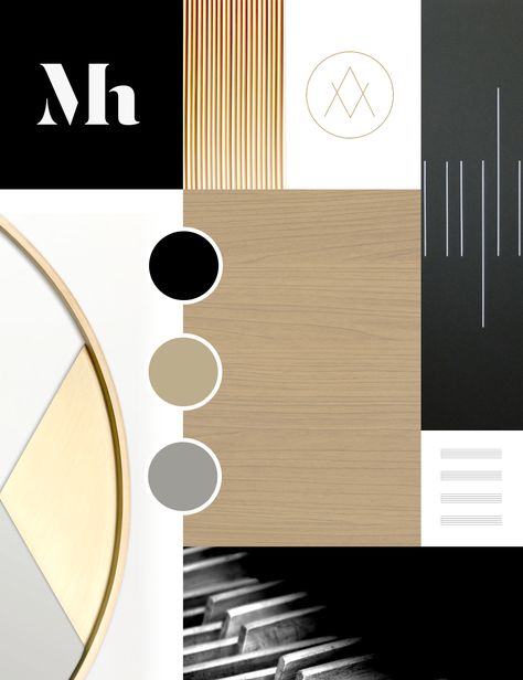 Like the modern and metal... Black And Gold Branding Mood Boards, Black And Gold Mood Board, Black Gold Moodboard, Black Gold Branding, Black And Gold Branding, Business Mood Board, Black And Gold Color Palette, Black Mood Board, Gold Moodboard