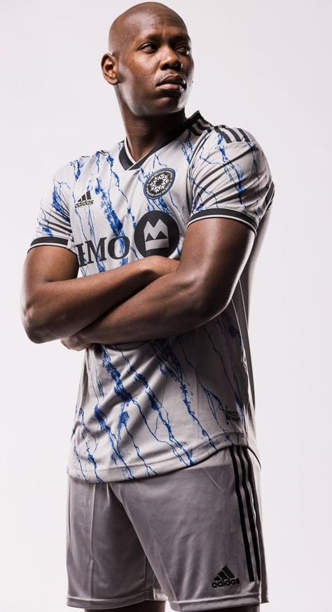 New CF Montreal MLS Away Jersey 2022 | Grey CFM Alternate Kit Adidas | Football Kit News Kit Adidas, Bank Of Montreal, Montreal Impact, Soccer Season, Adidas Grey, Major League Soccer, Soccer Uniforms, Adidas Football, Football Kits