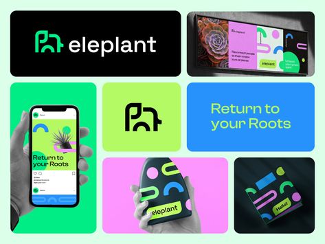 Eleplant is a startup dedicated to promoting the benefits of indoor and outdoor plants, providing high-quality plant products, and offering expert guidance to plant enthusiasts. The brand's core values revolve around sustainability, growth, and the connection between humans and nature. The logo will be a clever combination of an elephant and a plant, symbolizing the harmony between these two elements. Brand Visual Identity, Branding Identity Inspiration, Money Logo, Identity Logo Design, Logo Presentation, Tech Branding, Kids Money, Education Logo, Visual Identity Design