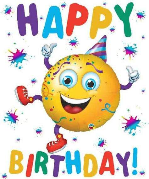 Happy Birthday Gif Lustig, Happy Birthday Smiley, Happy Birthday Emoji, Friends Happy Birthday, Birthday Smiley, Birthday Emoji, Free Happy Birthday Cards, Birthday Wishes Pics, Funny Happy Birthday Wishes