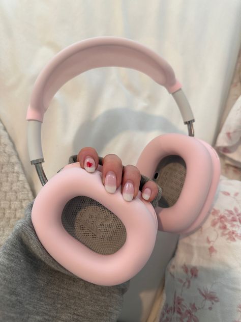 Airpod Max Aesthetic, Airpod Max Cover, Pink Nail Inspo, Max Aesthetic, Inner Mind, Airpod Max, Pink Pilates Princess, Pink Lifestyle, Pink Pilates