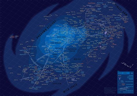 Giant Star Wars Map Lays Out The Entire Galaxy Far, Far Away Grand Moff Tarkin, Galaxy Map, Sequel Trilogy, Star Wars Planets, Org Chart, Planets And Moons, American Graffiti, Star Wars Rpg, Star Wars Wallpaper