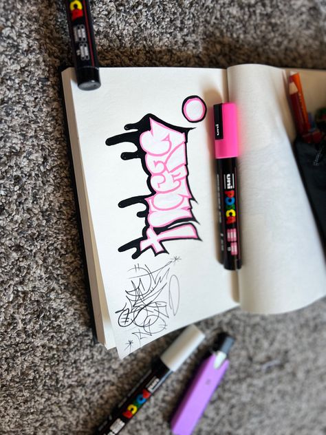 #graffiti #tagging #krink #paint Graffiti Tools, Tags Graffiti, Graffiti Tags, Girly Graphics, Love Graffiti, Graffiti Words, Graffiti Doodles, Library Aesthetic, Graffiti Tagging