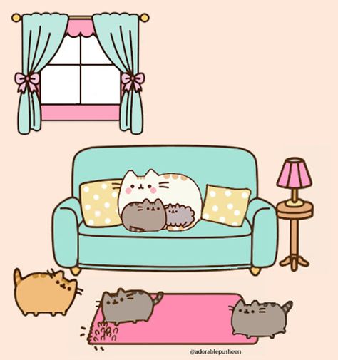 Full House equals to BEST MOM ever...(image created by me) Pusheen Pictures, Pusheen Collection, Pusheen Birthday, Pusheen Love, Pusheen Cute, Söt Katt, Pusheen Cat, Kawaii Cat, Full House