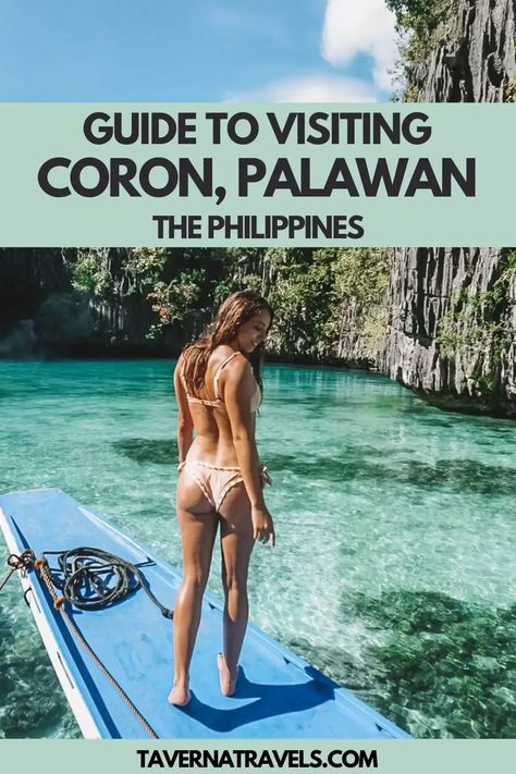 Your guide to the best things to do in Coron, Palawan, the most beautiful island in the Philippines. Plus island hopping tour tips! | things to do in coron philippines | coron palawan philippines | winter vacation destinations Philippine Coron, Palawan Philippines Aesthetic, Port Barton, Coron Philippines, Coron Palawan Philippines, Philippines Vacation, Coron Island, Palawan Island, Coron Palawan