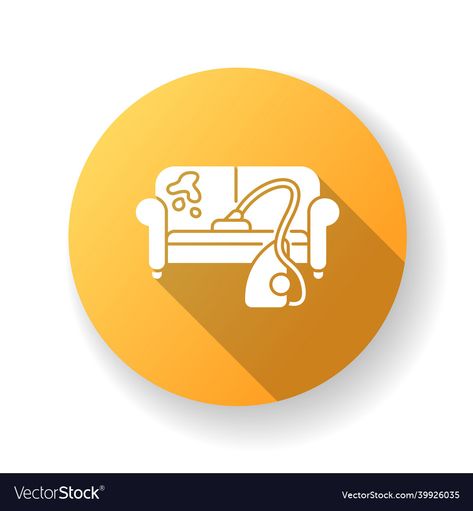 Cleaning Icons, Cleaning Service Logo, Yellow Flats, Dry Cleaning Services, Furniture Logo, Clean Sofa, Cleaning Logo, Washing Laundry, Color Illustration