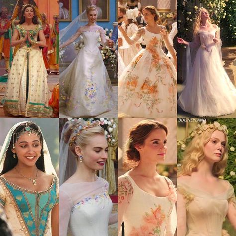 Disneyland on Instagram: “Live actions wedding dresses 💐Comment bellow your favorite one ✨” Disney Princess Wedding Dresses, Disney Princess Wedding, Disney Live Action Movies, Disney Wedding Dresses, Disney Princesses And Princes, All Disney Princesses, Disney Princess Fashion, Disney Princess Images, Princess Pictures