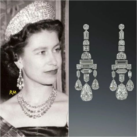 Royal Monarchies Now’s Instagram post: “The Greville Diamond Chandelier earrings. The collection of Queen Elizabeth of the United Kingdom, owes much of its brilliance to the…” Queen Elizabeth Earrings, Royal Earrings, Royal Monarchy, Royal Diamond, Diamond Chandelier Earrings, Diamond Chandelier, Jewellery Business, Luxury Jewellery, The United Kingdom