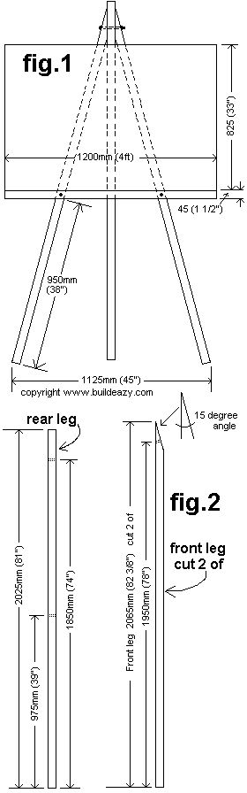 Making a very large DIY easel    plans of an artists easel An easel is a freestanding, three-legged frame structure, usually made of wood, which is used by an artist to hold a canvas upright while it's being worked on, or to exhibit the piece of artwork.    This easel is big, solid and bulky. It stands 2000mm (6' 8") high. Artist Easel Plans, Diy Furniture To Sell, Diy Easel, Artist Easel, Wood Easel, Wooden Signs Diy, Frame Structure, Wooden Easel, Art Easel