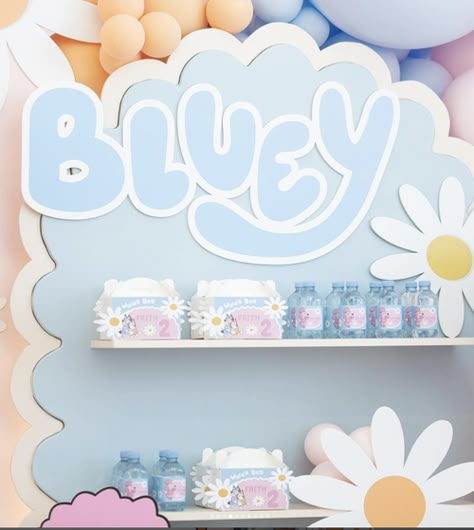 Bluey Birthday Girly, Bluey Birthday Party Ideas, Fiesta Bluey, Bluey Birthday Party, Bluey Mom, Bluey Party, Second Birthday Ideas, Bluey Birthday, Bday Party Theme