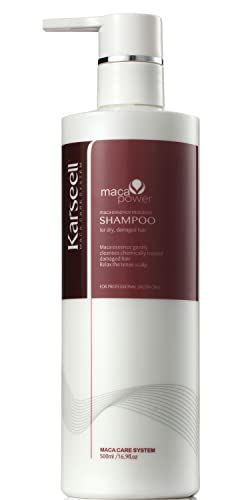 Karseell Argan Oil Shampoo Herbal Extract Moisturizing Deep Repair Smooth Shampoo for Dry and Damaged Hair 16.9Oz 500ml Aespa Makeup, Soft Silky Hair, Argan Oil Shampoo, Dry And Damaged Hair, Shampoo And Conditioner Set, Moroccan Argan Oil, Herbal Oil, Dry Damaged Hair, Frizz Control