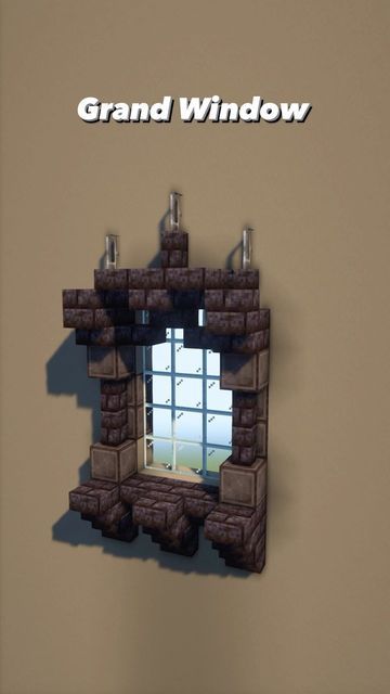 Minecraft Arched Doorway, Minecraft Gothic Window, Minecraft Castle Door Design, Minecraft Building Ideas Gothic, Minecraft Castle Windows, Door Ideas Minecraft, Minecraft Vampire House, Gothic Architecture Minecraft, Minecraft Horror Builds