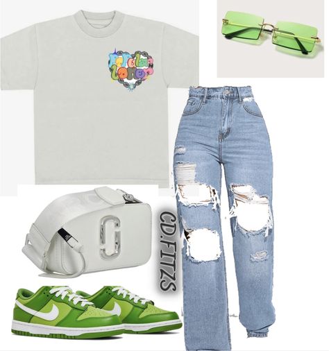 Dunk Outfit Ideas, Dunks Outfit Black Women, Dunk Outfit, Dunks Outfit, Outfit Black Women, Teen Swag Outfits, Shoes Outfit Fashion, Stylish Summer Outfits, Swag Outfits For Girls