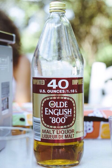 40 • Malt Liquor English Beer, Dani California, Wild Irish Rose, Malt Liquor, Irish Rose, High Times, School Party, Whats Good, Liquor Bottles