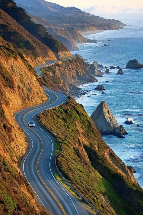 "From coastal highways to mountain passes, these ultimate road trips offer stunning scenery! 🚗🌄 Perfect for your travel list. #RoadTripInspiration #ScenicJourney #AdventureRoutes" Coastal Highway, Mountain Pass, Scenic Roads, Scenic Routes, Travel List, Road Trips, Breathtaking Views, Road Trip, Road