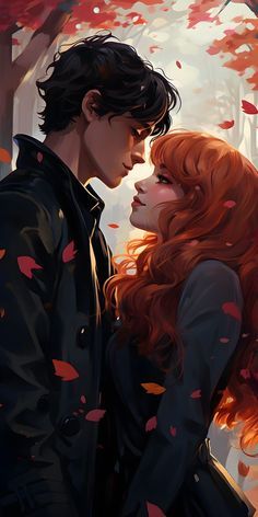 Gazing Into Each Others Eyes Couple, Couple Seeing Each Other Eyes, Romance Character Art, Couples Facing Each Other, Love Gaze Eyes, Touching Face Drawing, Couple Looking At Each Other Eye, Character Couple Art, Facing Each Other Reference