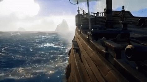 Arryn House, Sea Of Thieves, Beyond The Sea, Pirate Life, Pirate Ship, Pirates Of The Caribbean, Gif