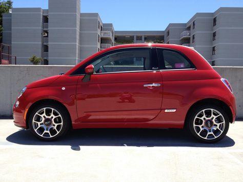 #2 my first car - red Fiat 500 Fiat 500 Aesthetic, Fiat 500 Red, Fiat 500 Gucci, Fiat 500 Cabrio, Fiat 500 Sport, Fiat 500 Car, Best Cars For Teens, Fiat 500 Lounge, Fiat 500c