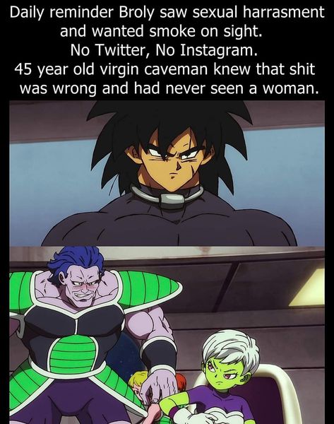 Tuff Quotes, Broly X Cheelai, Broly And Cheelai, Dragon Ball Funny, Cheelai Dragon Ball, Broly Dragon Ball Super, Broly Dbz, Broly Dbs, Dbz Funny