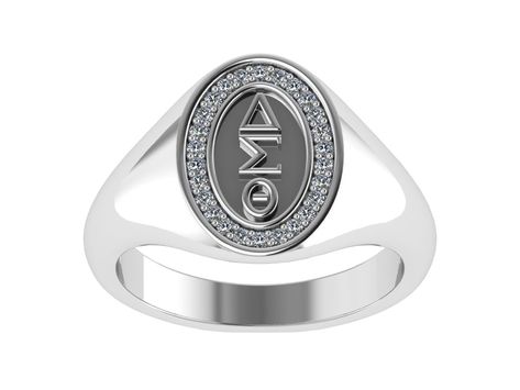 PRICES MAY VARY. Title: King Greek DELTA SIGMA THETA STERLING SILVER CLASSIC OVAL RING DST-R006. Product Type: Departments > Women > Jewelry > Rings > Statement Delta Sigma Theta Gifts, Silver Eternity Ring, Delta Girl, Theta Sorority, Delta Sigma Theta Sorority, Geek Jewelry, Triangle Necklace, Delta Sigma Theta, Sorority Gifts