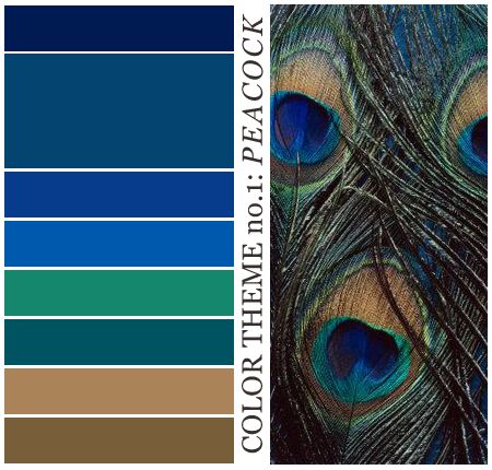 I tried to pick some colours for the PEACOCK color theme that I'd like to use for my bedroom... Peacock Color Scheme, Peacock Bedroom, Peacock Room, Main Bathroom Ideas, Color Peacock, Peacock Colors, Peacock Theme, Peacock Decor, Color Schemes Colour Palettes