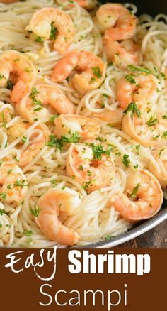 Butter White Wine Sauce, Easy Shrimp Scampi Recipe, Seafood Boils, Shrimp Pasta Recipes Easy, Easy Shrimp Scampi, Shrimp Scampi Pasta, Scampi Pasta, Shrimp Scampi Recipe, Juicy Shrimp