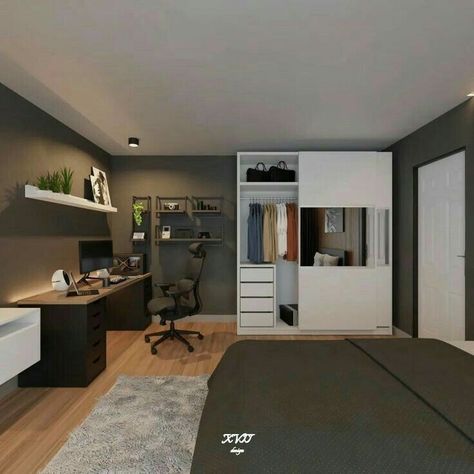 Ikea Mens Bedroom, Male Rooms Ideas, Small Male Room Ideas, Room Ideas For Men Bedroom Modern, Men Bedroom Aesthetic Ideas, Room Color Ideas For Men, Minimalist Bedroom Men Small Spaces, Ideas Cuarto Hombre, Modern Room Ideas For Men