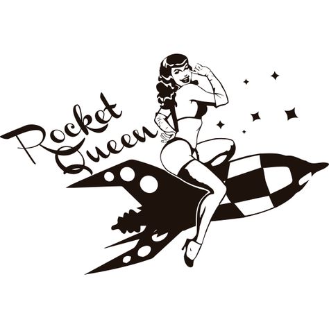 Rosy The Riveter Tattoo, Pinup Mechanic Tattoo, Pinup Space Tattoo, Navy Pinup Tattoo, Star Wars Pinup Tattoo, Pinup Astronaut, Rocket Tattoo, Pin Up Drawings, Creative Typography Design