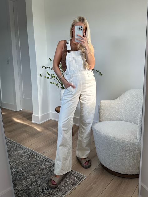 NEVARA TAUPE curated on LTK Kathleen Post, Summer Wedding Attire, Closet Basics, White Overalls, Pilates Clothes, Overalls Outfit, Outfit Inspiration Fall, Wedding Attire, Spring Summer Outfits