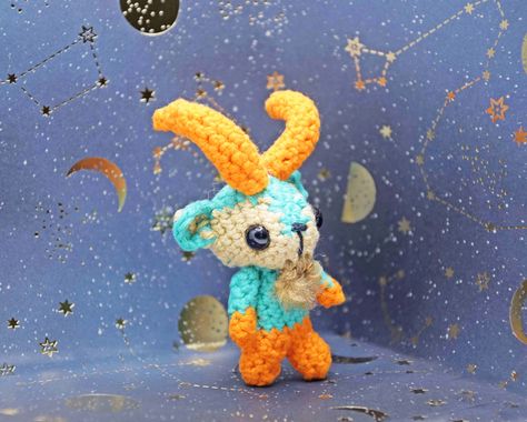 Capricorn zodiac sign amigurumi pattern Scorpio Crochet, Crochet Capricorn, Crochet Zodiac Signs Patterns, Zodiac Amigurumi Free Pattern, Capricorn Cross Stitch Pattern, Advanced Amigurumi, Military Decorations, Capricorn Zodiac Sign, Katy Texas