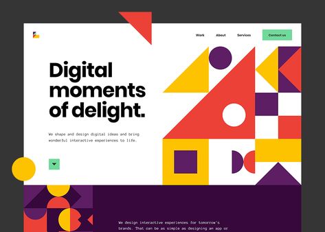 Geometric Website Design, Bold Website Design Inspiration, Geometry Website, Geometric Web Design, Geometric Pattern Design Geometry Shape, Best Website Designs, University Design, Digital Ideas, Trendy Logos