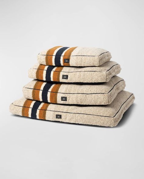 Get free shipping on Shinola 40" Striped Sherpa Pet Napper Pillow Bed at Neiman Marcus. Shop the latest luxury fashions from top designers. Bedding Packaging, Pillow Beds, November Mood, Modern Bedding, Country Throw Pillows, Monthly Newsletter, Surf Shack, Pillow Bed, Dog Things