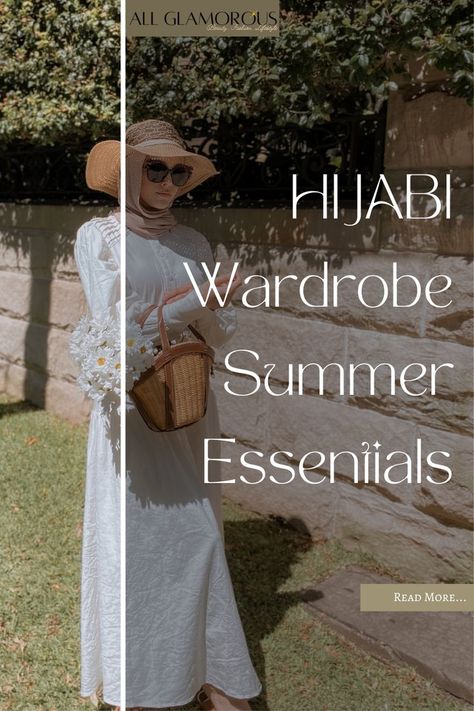 hijab wardrobe summer essentials Classy Hijab Outfits, Classy Modest Outfits, Hijabi Wardrobe, Hijab Wardrobe, Hijab Outfit Summer, Hijab Summer Outfits, Hijabi Women, Summer Tones, Hijab Summer